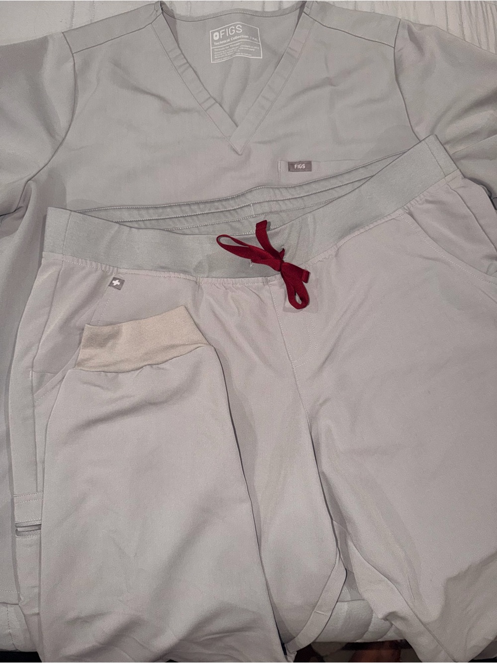Figs Light Grey Set